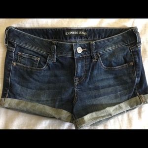 Denim shorts